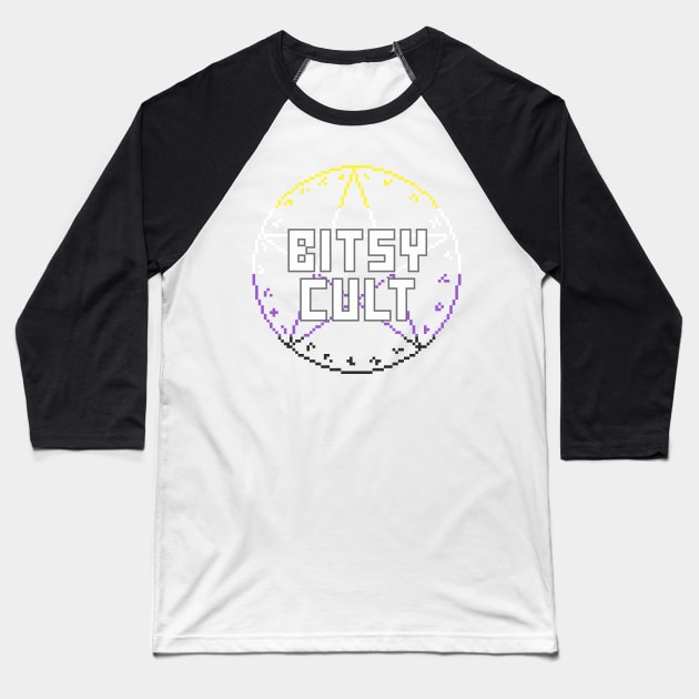 Nonbinary Bitsy Cult Baseball T-Shirt by le_onionboi